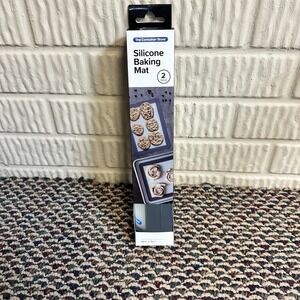 NEW The Container Store Pack Of 2 Silicone Baking Sheets Cooking Baking